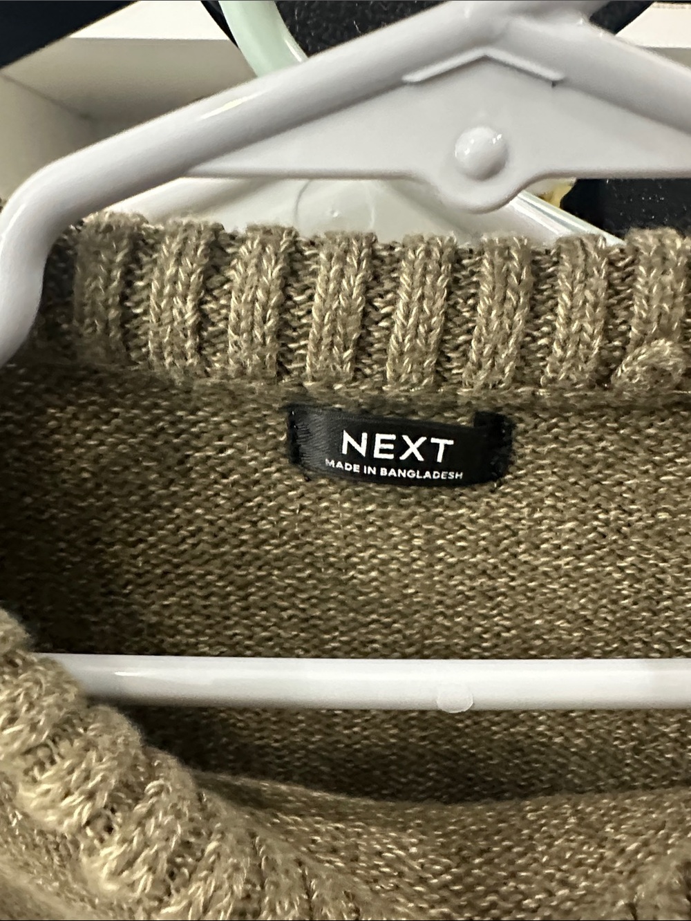 Next Olive Green Kids Sweater with Animal Patch Appliqués - Picture 2 of 5